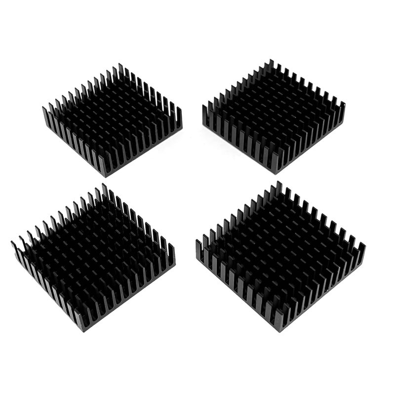 DVUIYYL مشتت حرارة ألمنيوم 40 مم، 40x40x11 مم + شريط لاصق موصل حراري 3M8810 - Image 3